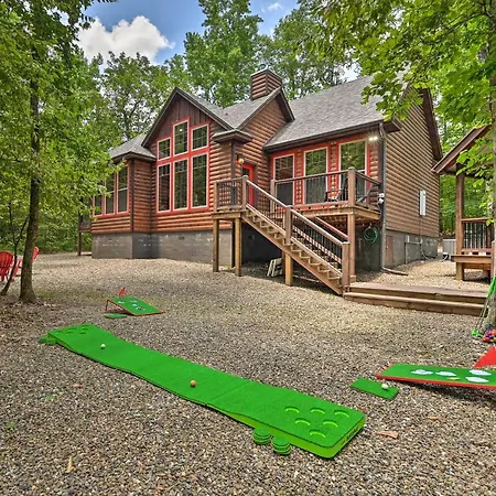 Luxe Broken Bow Cabin Hot Tub About 3 Mi To Hochatown Exterior photo