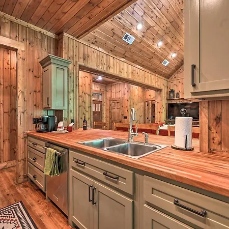 Luxe Broken Bow Cabin Hot Tub About 3 Mi To Hochatown Exterior photo