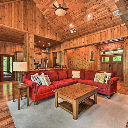Luxe Broken Bow Cabin Hot Tub About 3 Mi To Hochatown Exterior photo