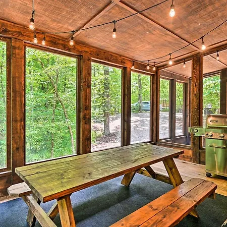 Luxe Broken Bow Cabin Hot Tub About 3 Mi To Hochatown Exterior photo