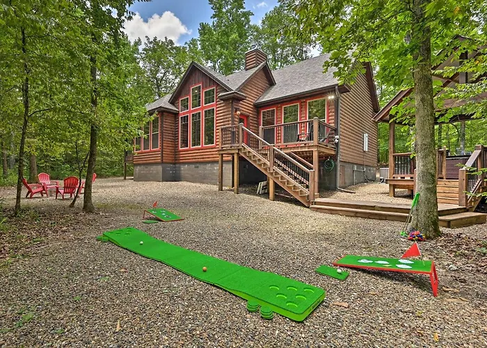 Luxe Broken Bow Cabin Hot Tub About 3 Mi To Hochatown